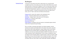 Desktop Screenshot of myrespect.info